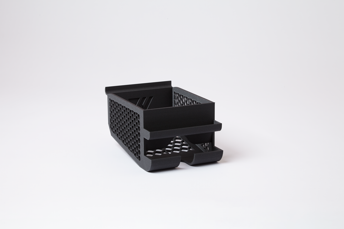 Premium Slatwall Tube Display with Shelf | 35 Specialty Colors | For Tubes ≤112mm × 25mm