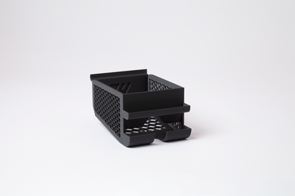 Premium Slatwall Tube Display with Shelf  | 35 Specialty Colors | For Tubes ≤112mm × 25mm
