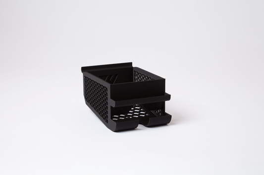 Standard Slatwall Tube Display with Shelf  | 35 Specialty Colors | For Tubes ≤112mm × 25mm