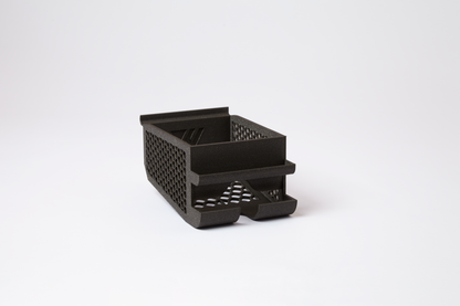 Premium Slatwall Tube Display with Shelf  | 35 Specialty Colors | For Tubes ≤112mm × 25mm