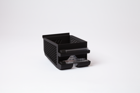 Standard Slatwall Tube Display with Shelf  | 35 Specialty Colors | For Tubes ≤112mm × 25mm