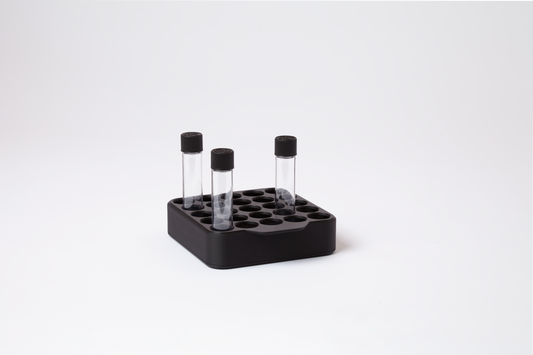 Standard Grid Tube Display – Holds 25 Tubes (22mm Diameter)