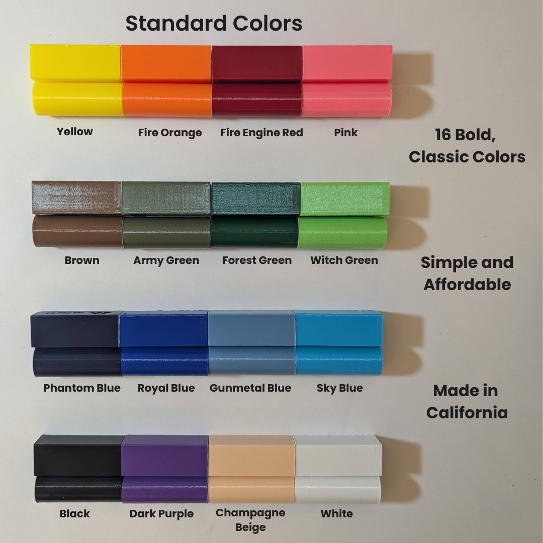 Standard Grid Tube Display – Holds 25 Tubes (22mm Diameter)
